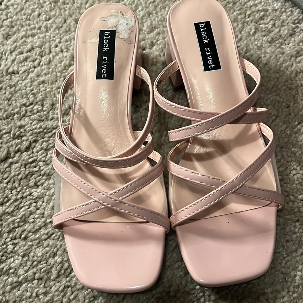 Black Rivert Pink Sandals